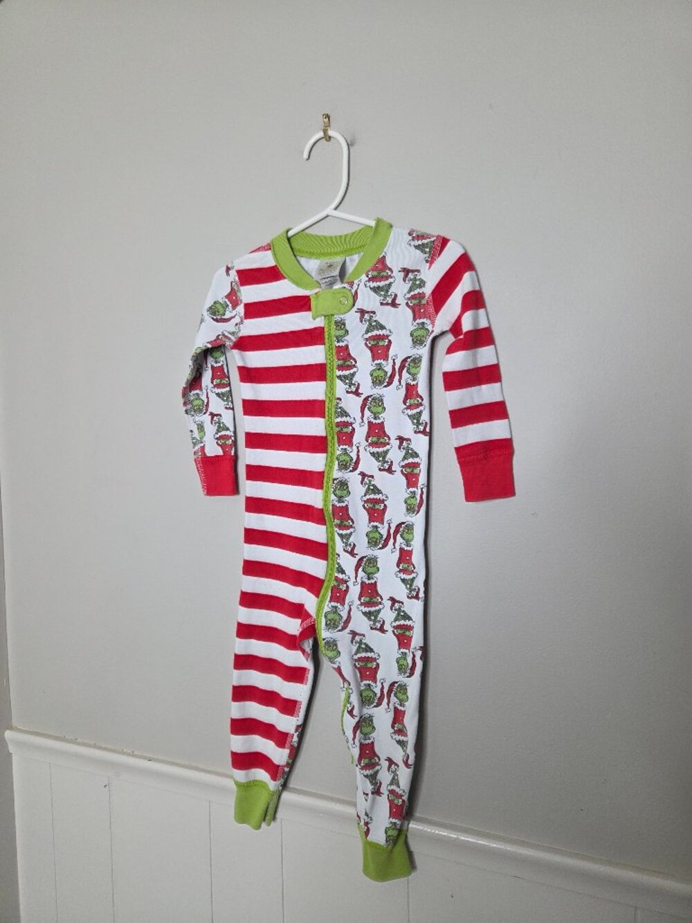HANNA ANDERSSON Grinch Zipper Pajamas